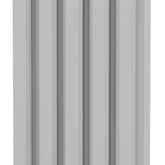 AL-2035 Charcoal Louvers Wood Look Panels 8 Ft x 4.75 Inch