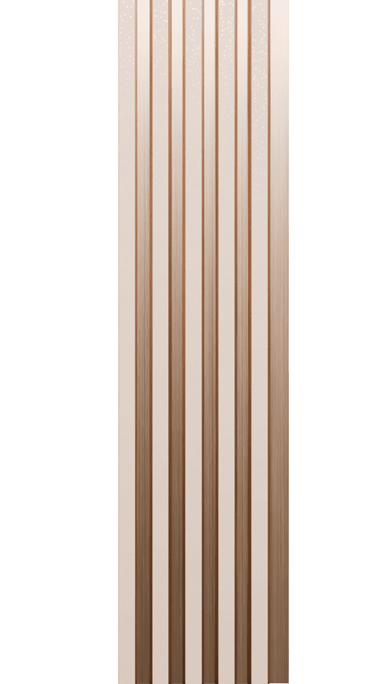VAP-952 Charcoal Louvers Marble & Stone Look Panels 9.5 Ft x 1 Ft
