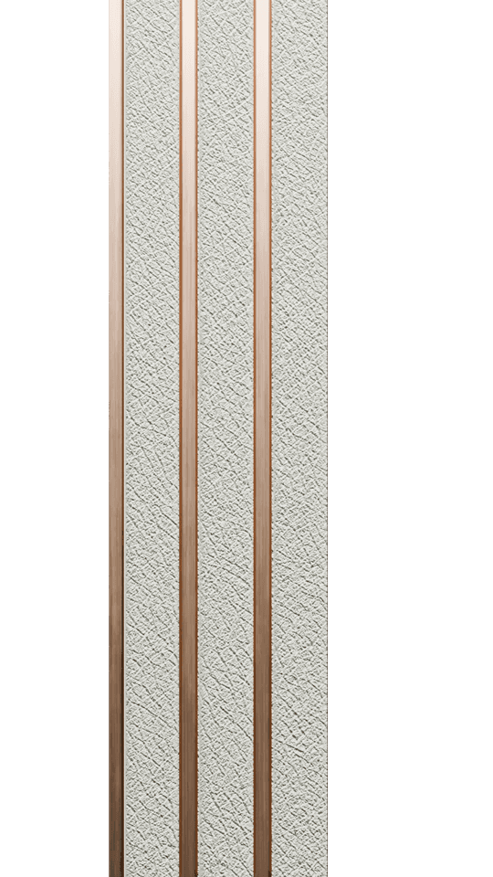 VAP-954 Charcoal Louvers Marble & Stone Look Panels 9.5 Ft x 1 Ft