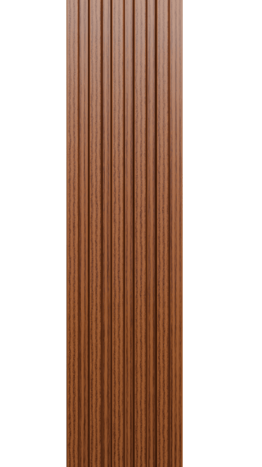 VAP-972 Charcoal Louvers Marble & Stone Look Panels 9.5 Ft x 1 Ft