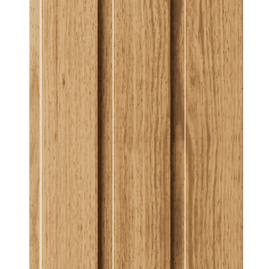 VL-03 Charcoal Louvers Wood Look Panels 8 Ft x 4.75 Inch