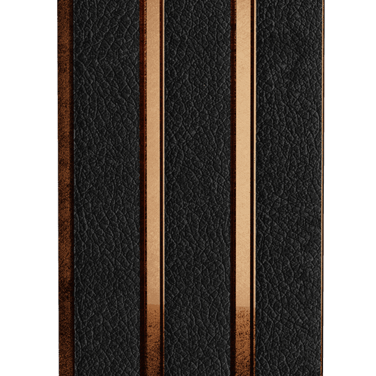 VL-06 Charcoal Louvers Wood Look Panels 8 Ft x 4.75 Inch