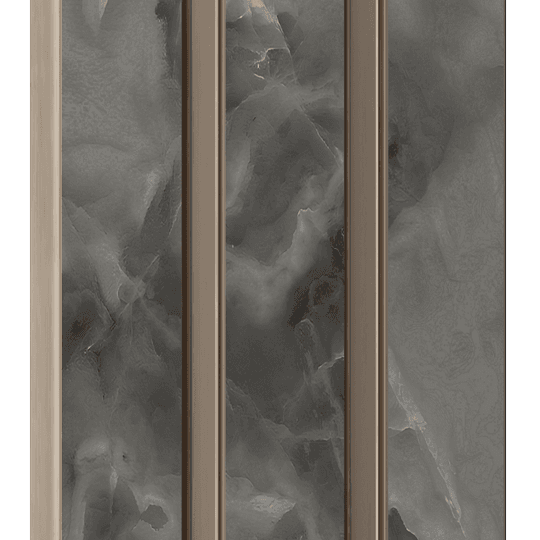 VL-09 Charcoal Louvers Wood Look Panels 8 Ft x 4.75 Inch