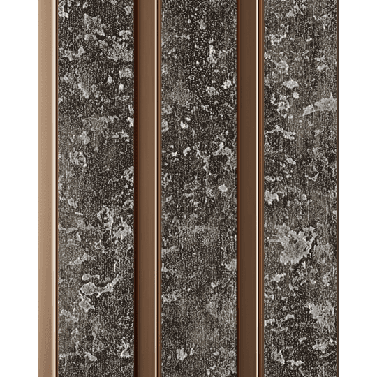 VL-15 Charcoal Louvers Wood Look Panels 8 Ft x 4.75 Inch