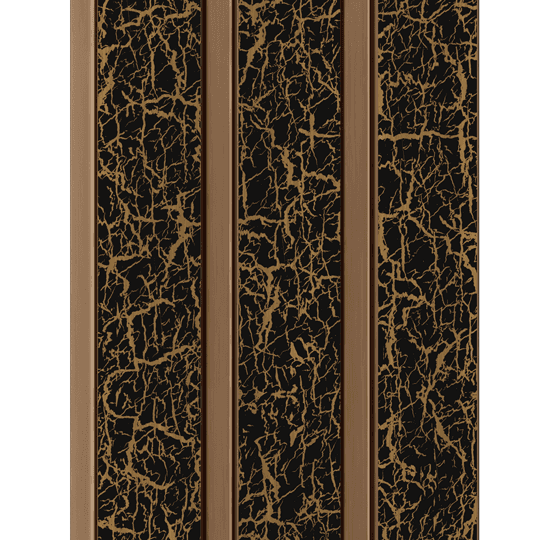 VL-18 Charcoal Louvers Wood Look Panels 8 Ft x 4.75 Inch