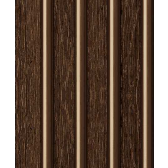 VL-42 Charcoal Louvers Wood Look Panels 8 Ft x 4.75 Inch