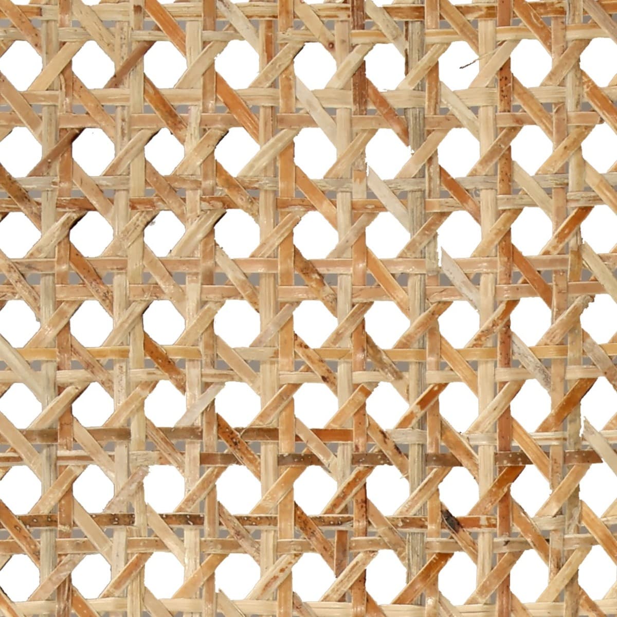 LM-CK-202 Driftwood Octagon Weave 2 ft x 16.3 ft Cane Roll Texture Finish 0.35 mm