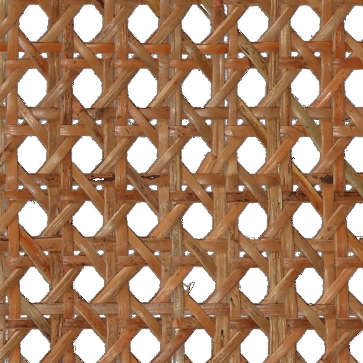 LM-CK-203 Walnut Octagon Weave 2 ft x 16.3 ft Cane Roll Texture Finish 0.35 mm