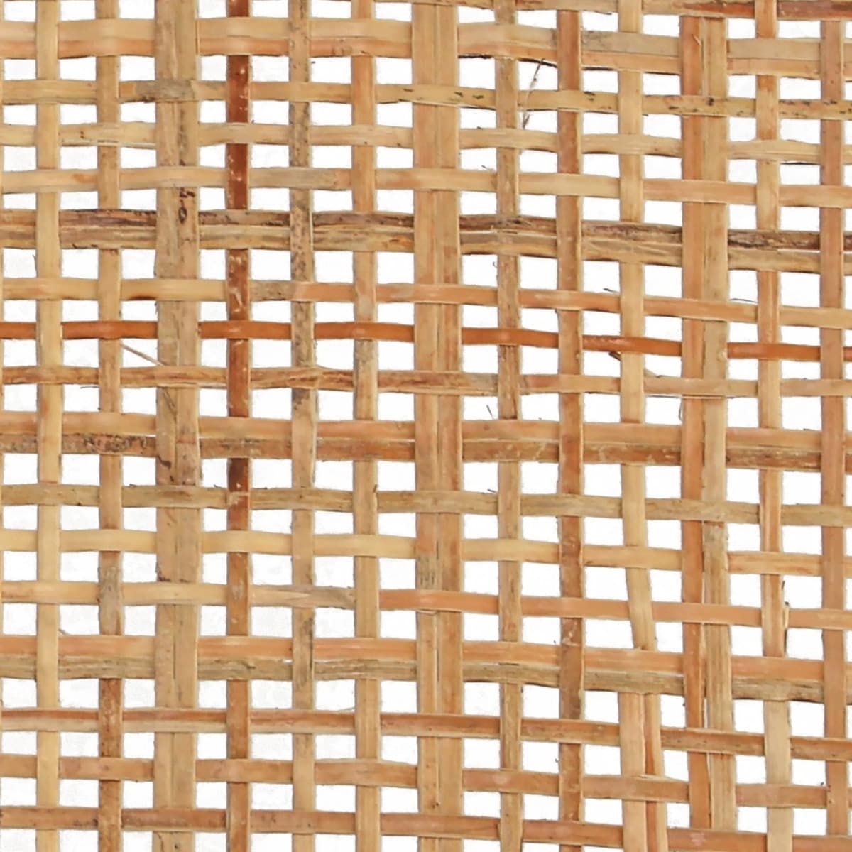 LM-CK-204 Natural Square Weave 2 ft x 16.3 ft Cane Roll Texture Finish 0.35 mm