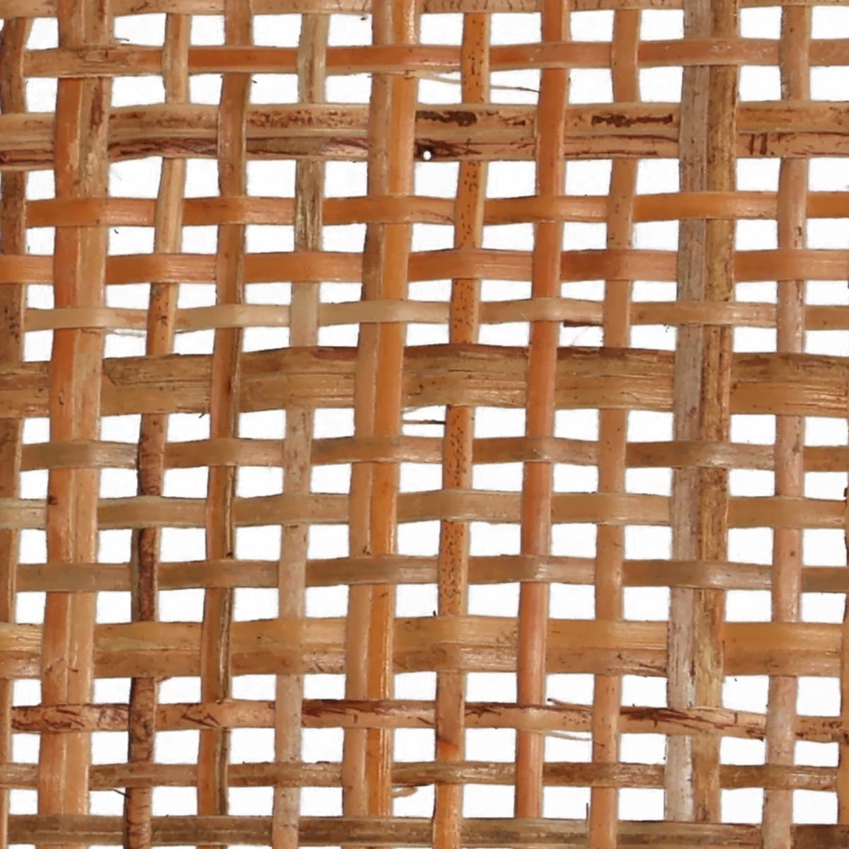 LM-CK-205 Terracotta Square Weave 2 ft x 16.3 ft Cane Roll Texture Finish 0.35 mm