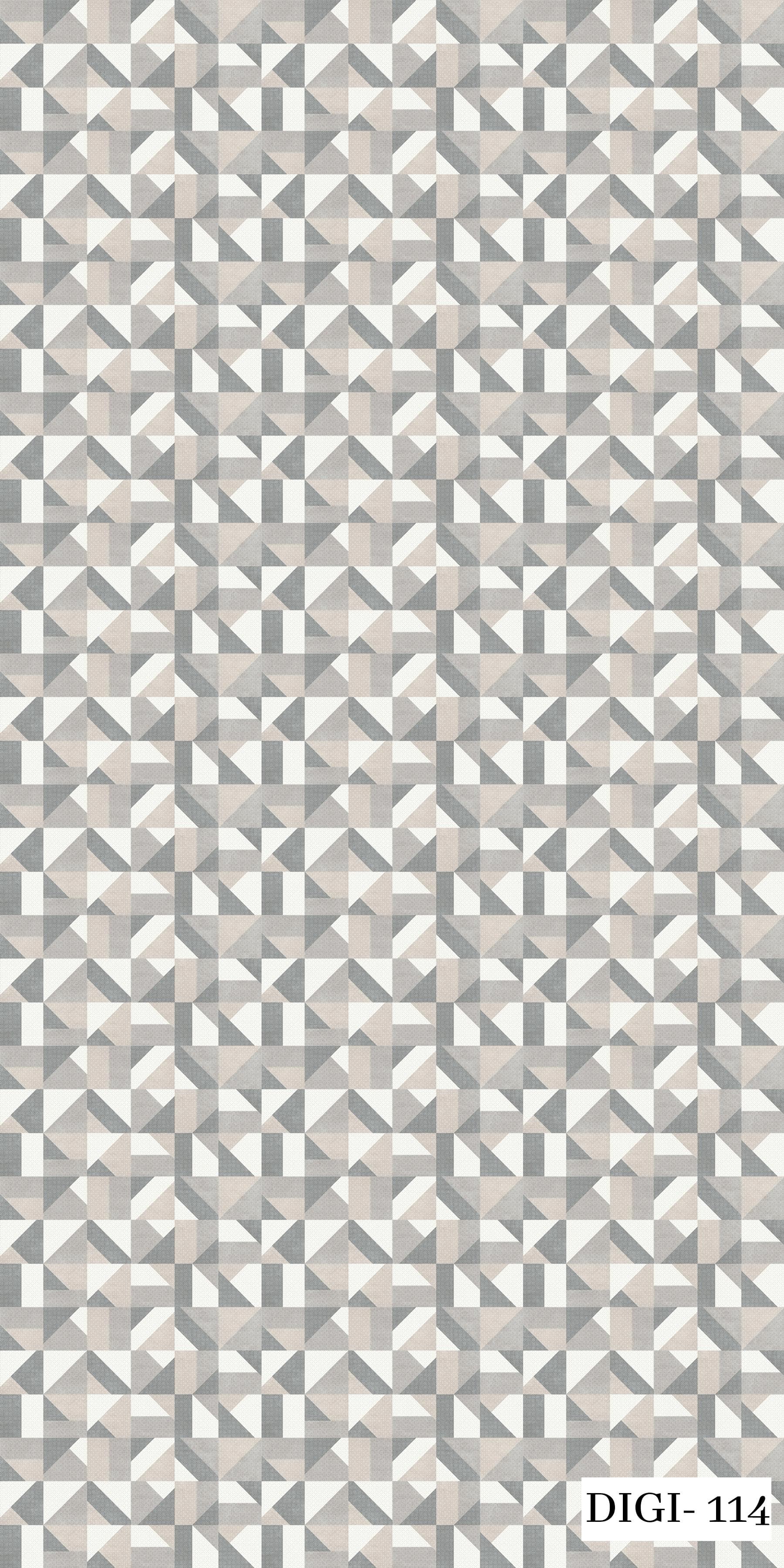 DIGI-114 Mosaic Geometry Matt Finish Digital Series 8x4 ft 1 mm Decorative Laminates