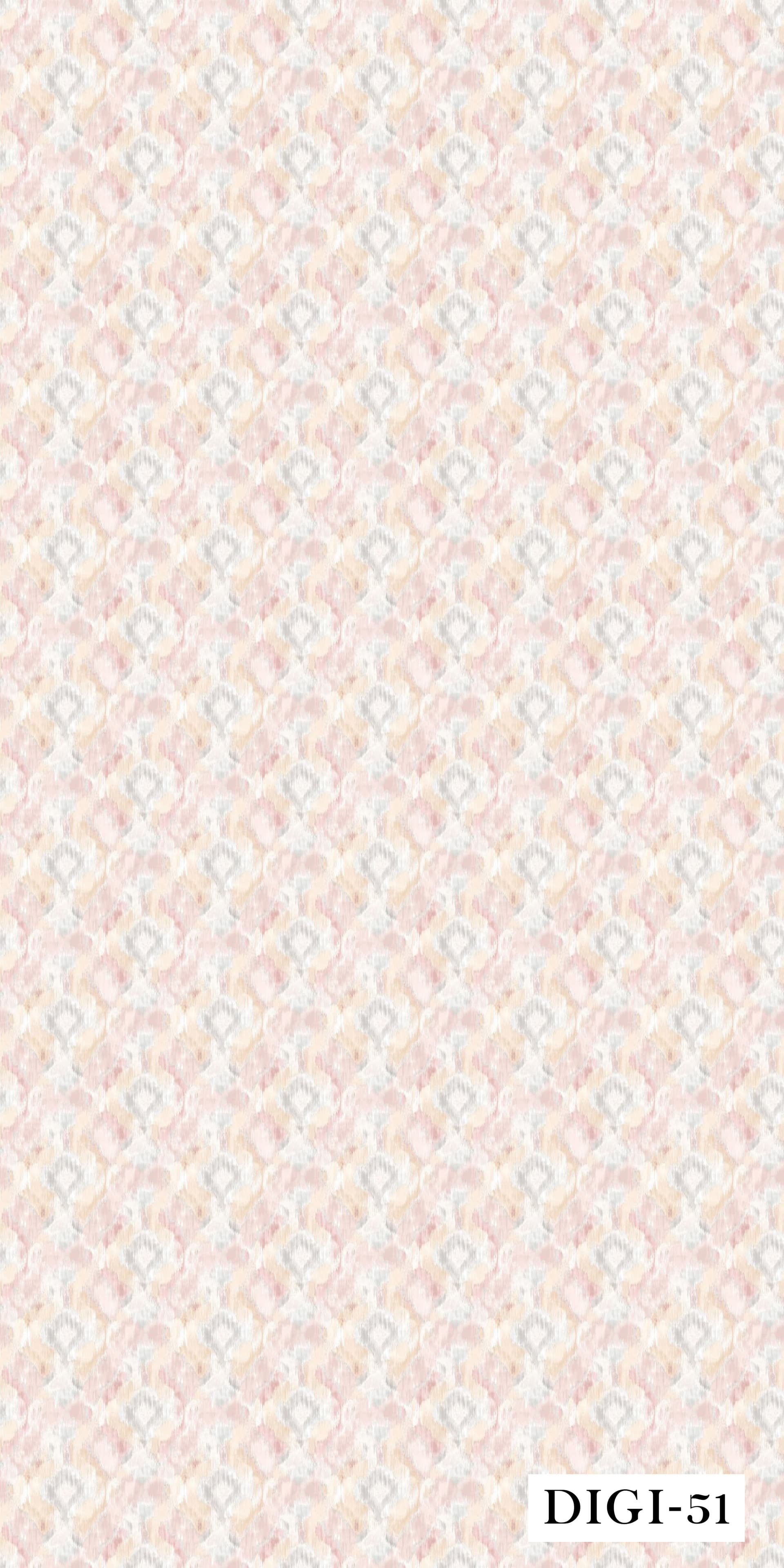 DIGI-51 Blush Ikat Matt Finish Digital Series 8ft x 4ft 1 mm Decorative Laminate