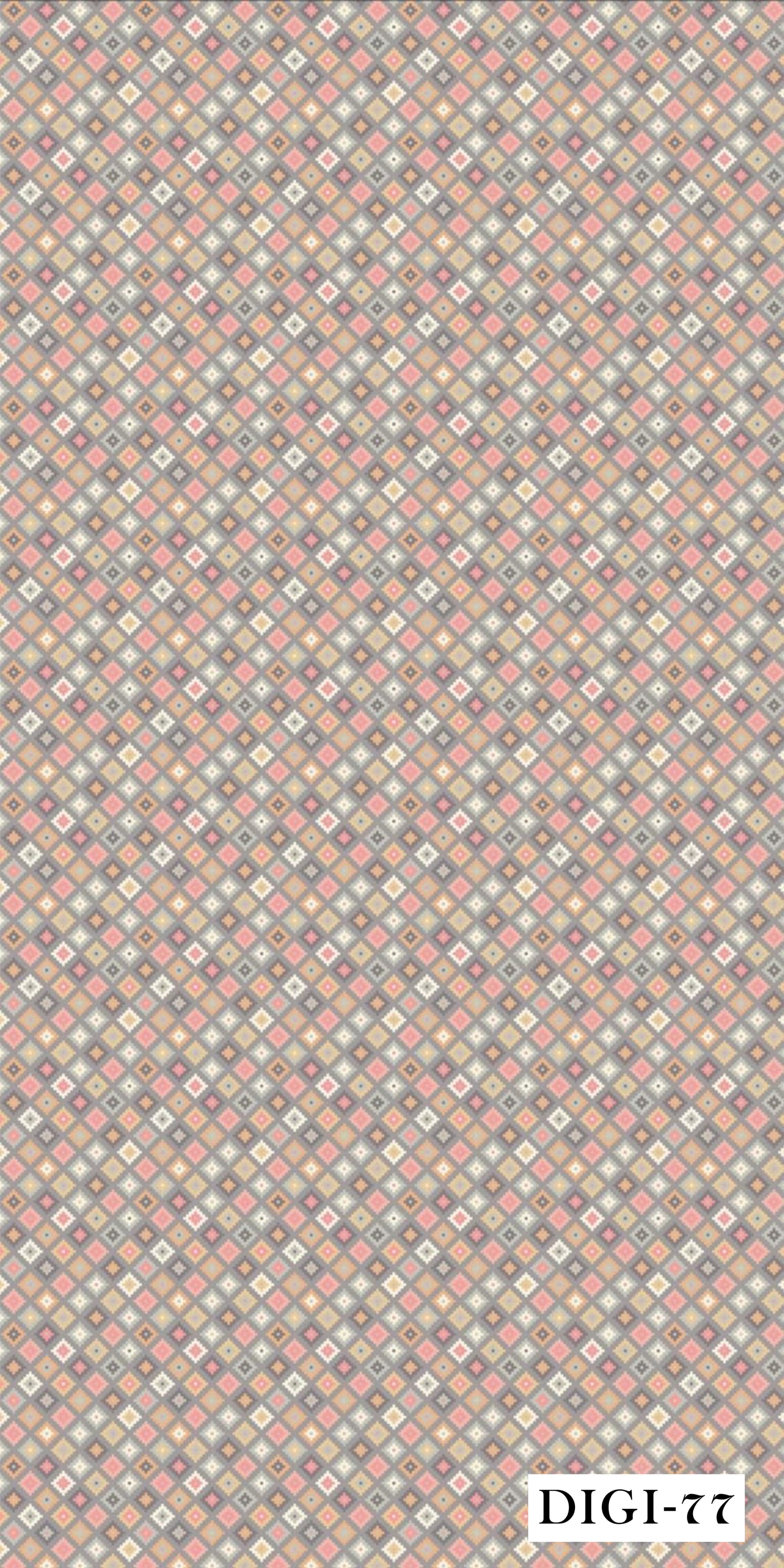 DIGI-77 Aztec Diamond Matt Finish Digital Series 8ft x 4ft 1 mm Decorative Laminate