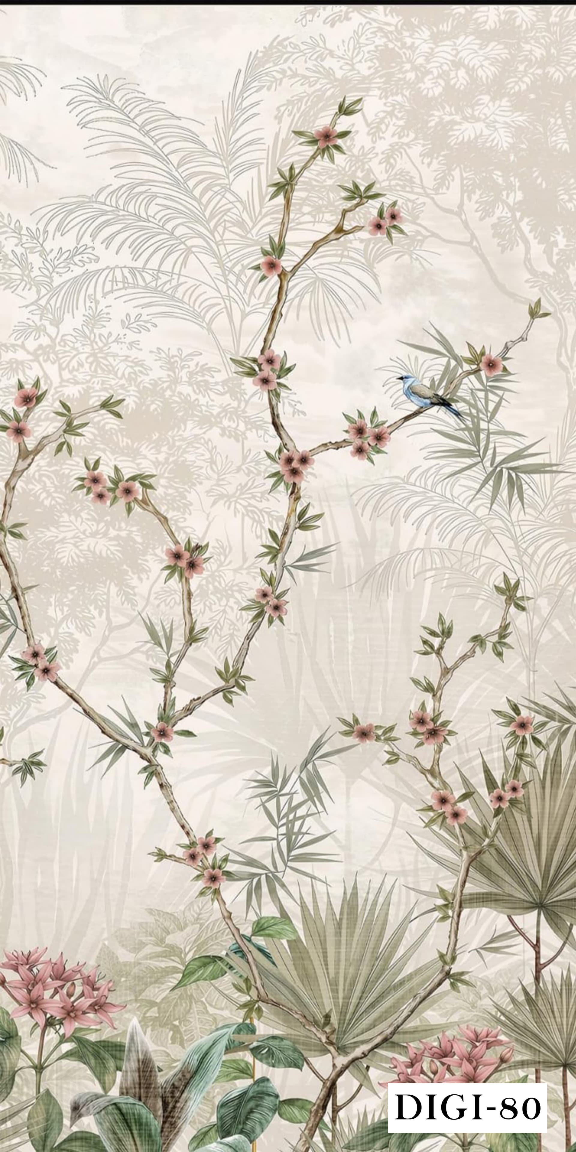 DIGI-80 Blossom Trail Matt Finish Digital Series 8ft x 4ft 1 mm Decorative Laminate