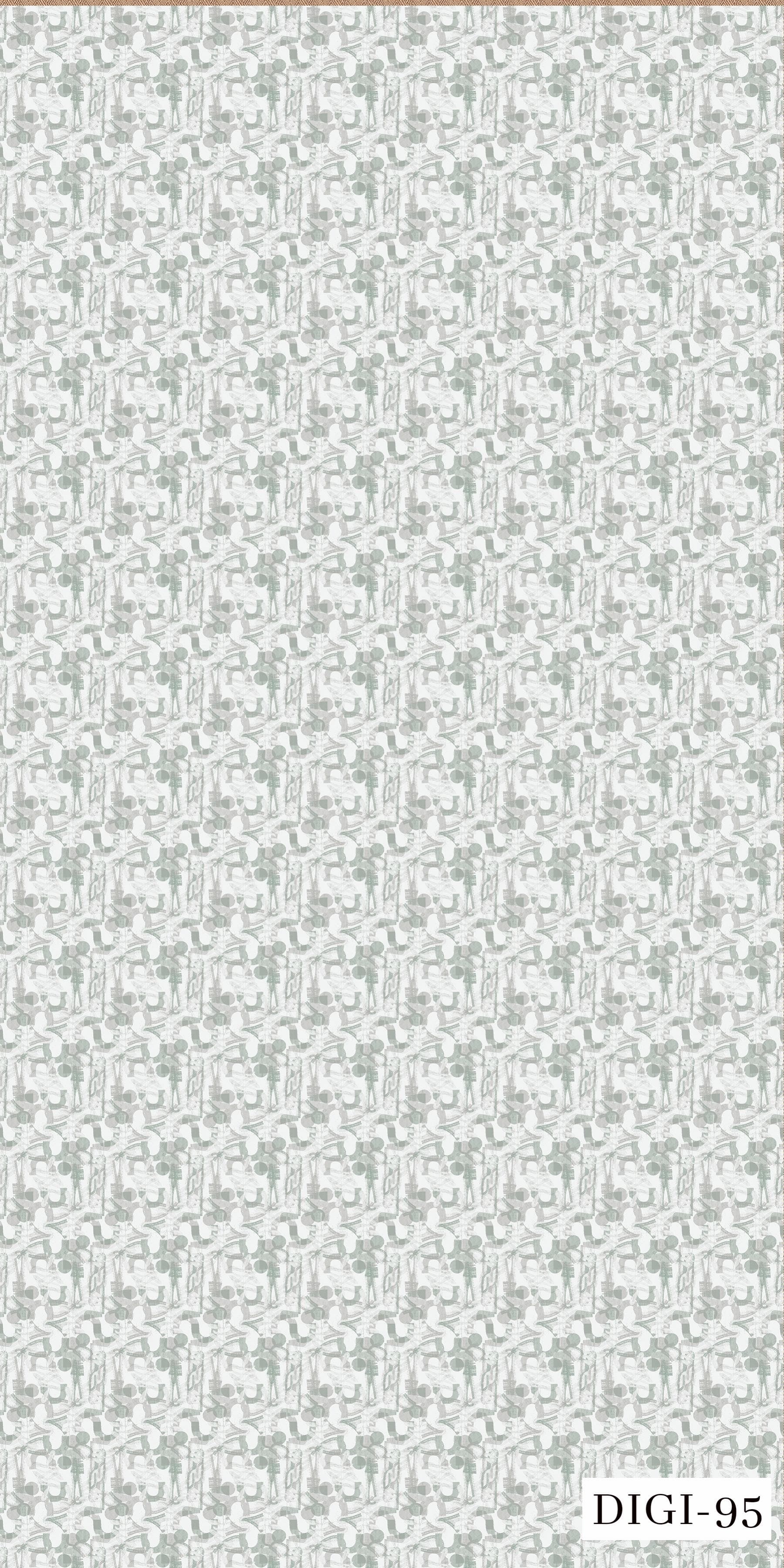 DIGI-95 Sage Mosaic Matt Finish Digital Series 8x4 ft 1 mm Decorative Laminates