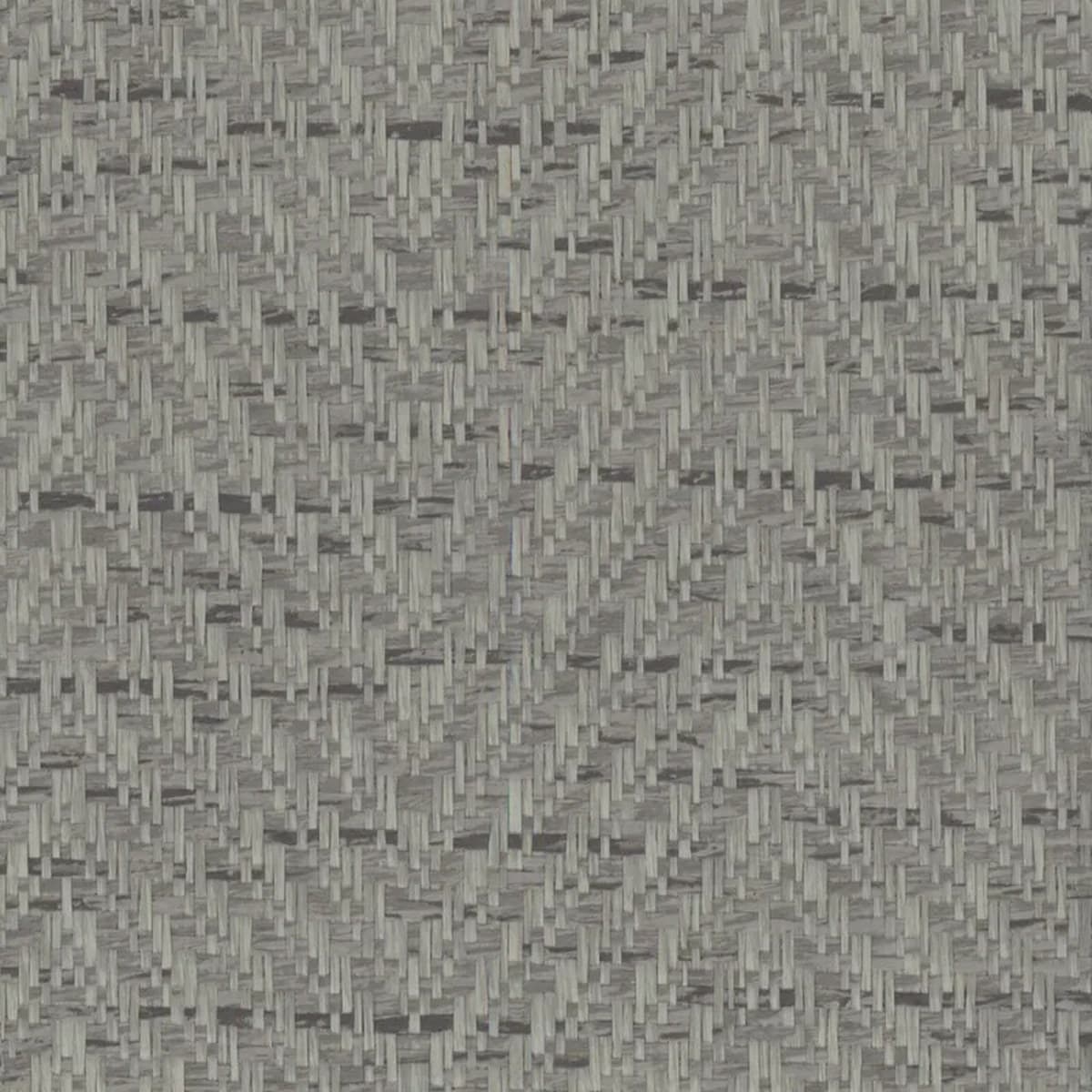 LM-WC-020 Charcoal Chevron 18 ft x 3 ft Cane Roll Texture Finish 0.35 mm
