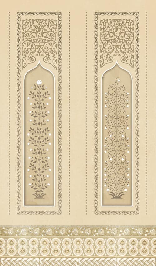 AT1104 Shahi Bel 8 ft x 4 ft Texture Finish Digital 1mm Laminate