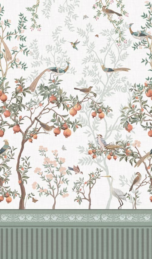 AT1120 Anar Bagh 8 ft x 4 ft Texture Finish Digital 1mm Laminate