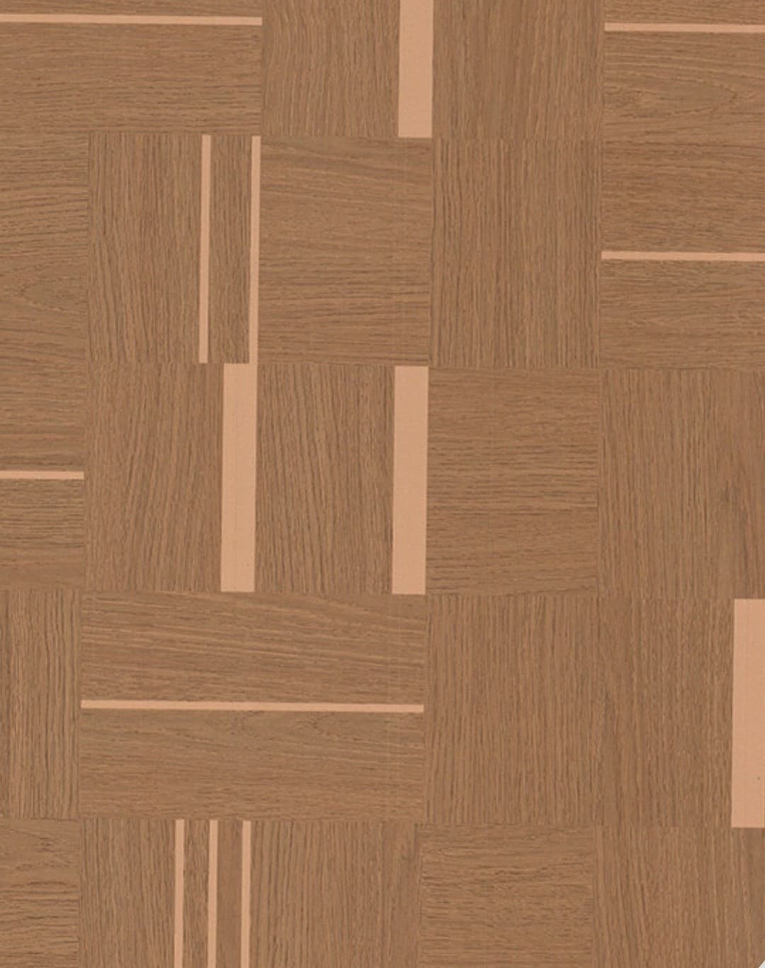 LM-1078 Oak Parquet Inlay 8 ft x 4 ft Texture Finish Wooden 1 mm Syncro Laminate
