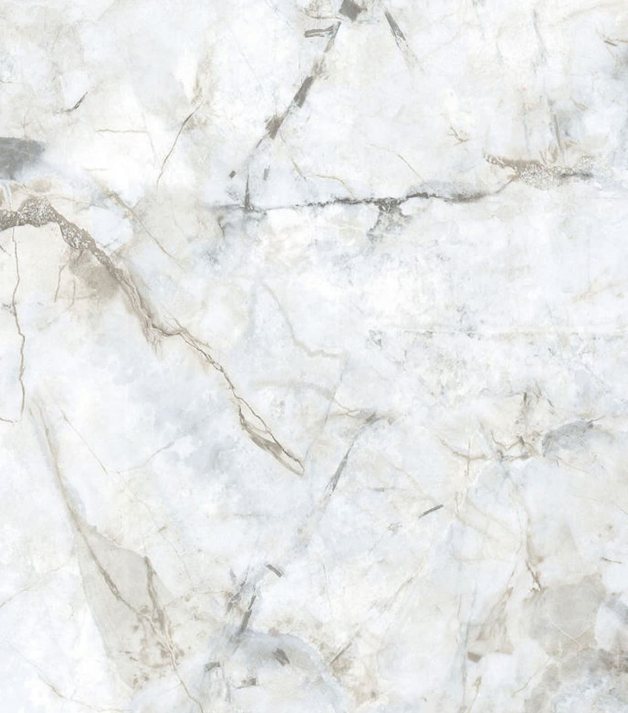 ST2010 Carrara White Marble 8 ft x 4 ft Texture Finish Marble & Stone 1 mm Laminate