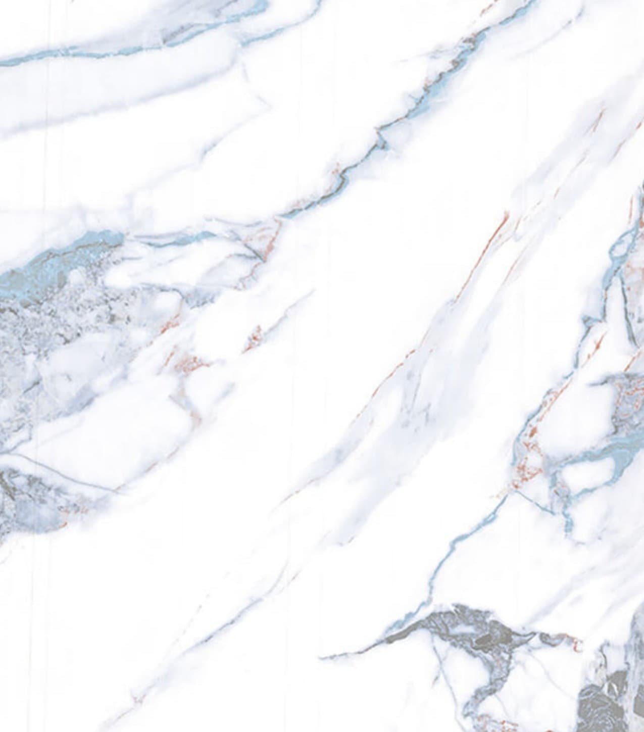 ST2023 Calacatta Blue Marble 8 ft x 4 ft Texture Finish Marble & Stone 1 mm Laminate