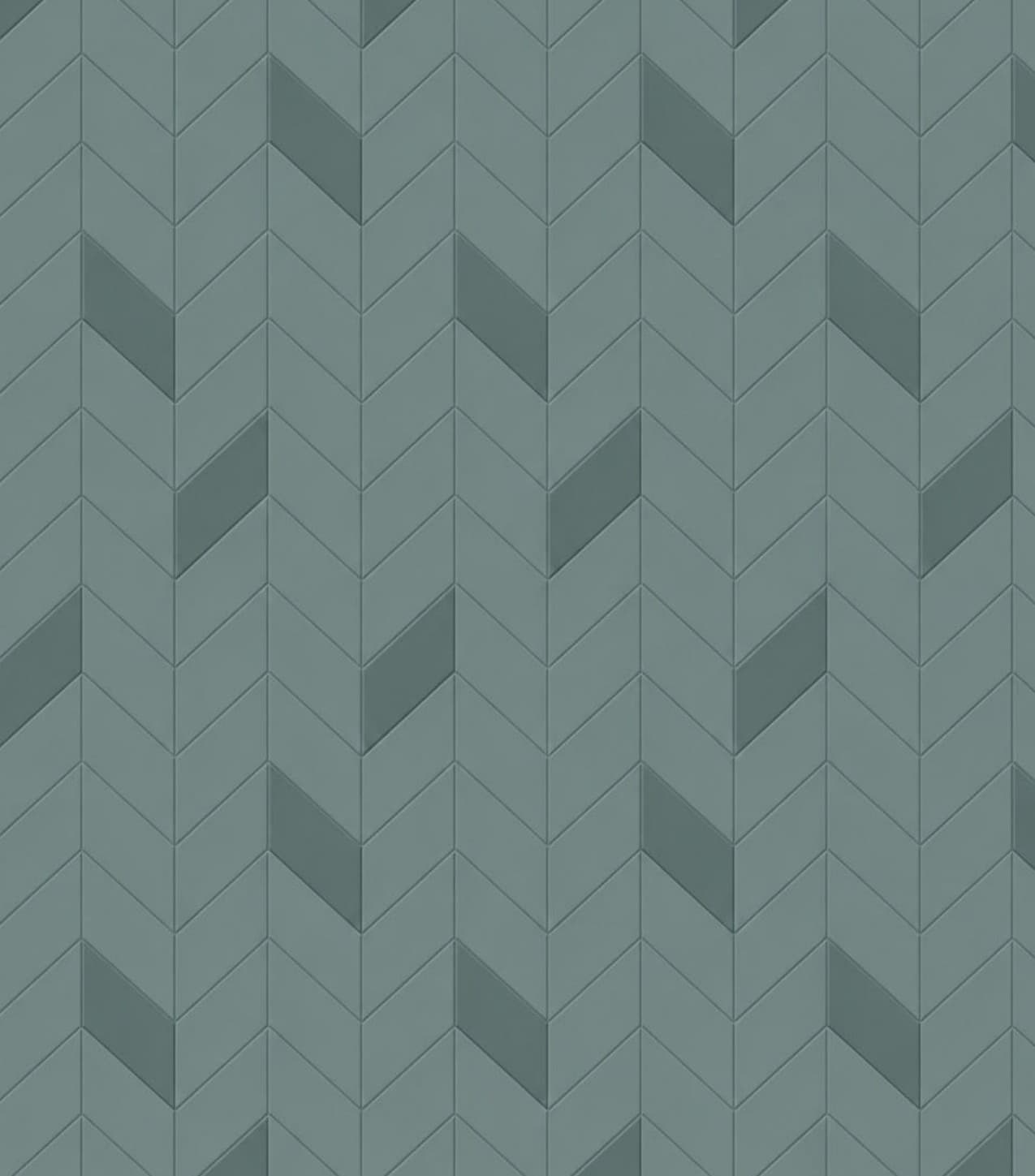 ST2039 Teal Chevron Panel 8 ft x 4 ft Texture Finish Marble & Stone 1 mm Laminate