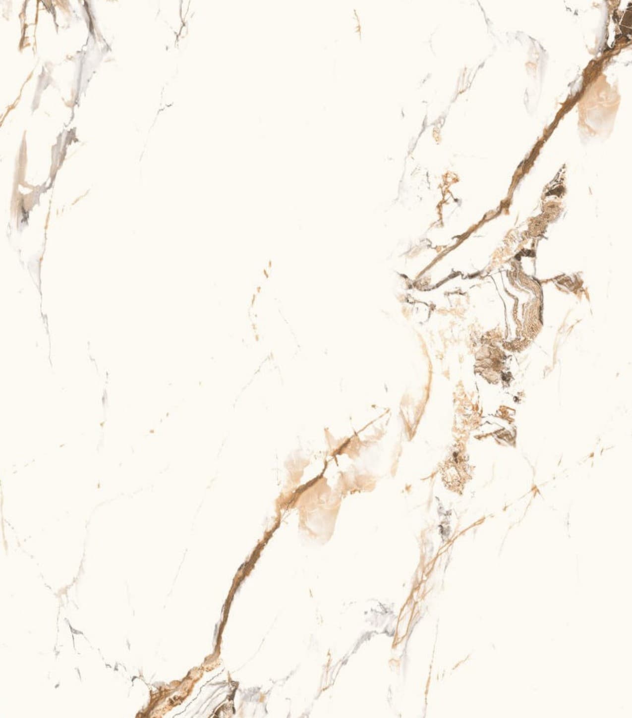 ST2057 Gold Calacatta Marble 8 ft x 4 ft Texture Finish Marble & Stone 1 mm Laminate