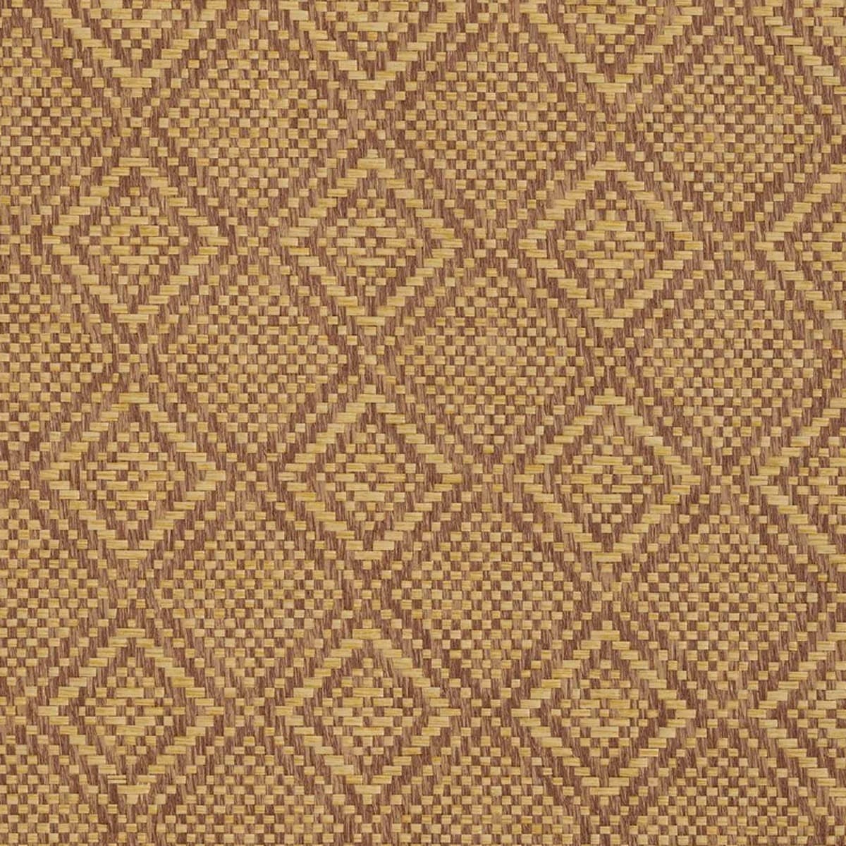 WV-21012 Weavers Amber Diamond Weave 11.5 ft x 3 ft Cane Roll Texture Finish 0.35 mm