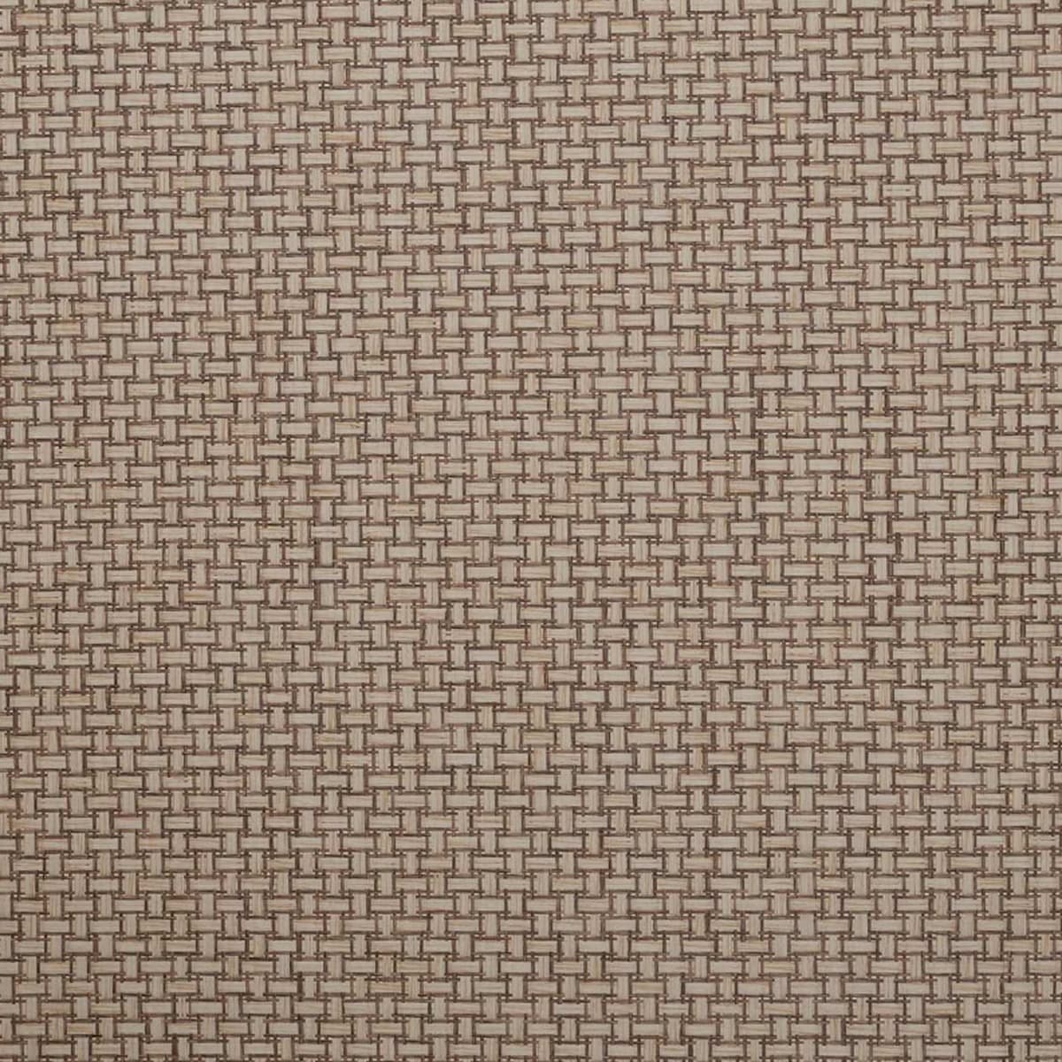WV-21026 Weavers Mocha Basket Weave 11.5 ft x 3 ft Cane Roll Texture Finish 0.35 mm