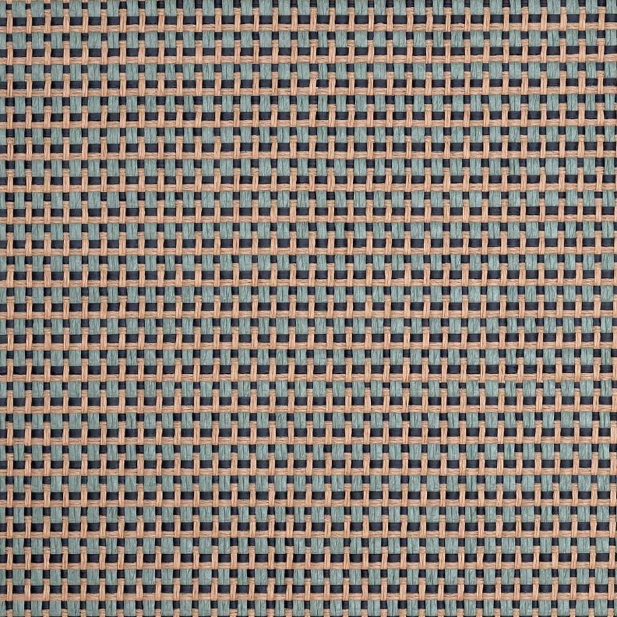 WV-21212 Weavers Charcoal Mesh Weave 11.5 ft x 3 ft Cane Roll Texture Finish 0.35 mm