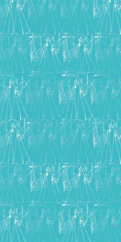 1547 Turquoise Figurine MI Fabric Finish 8x4 ft 1 mm Decorative Laminates