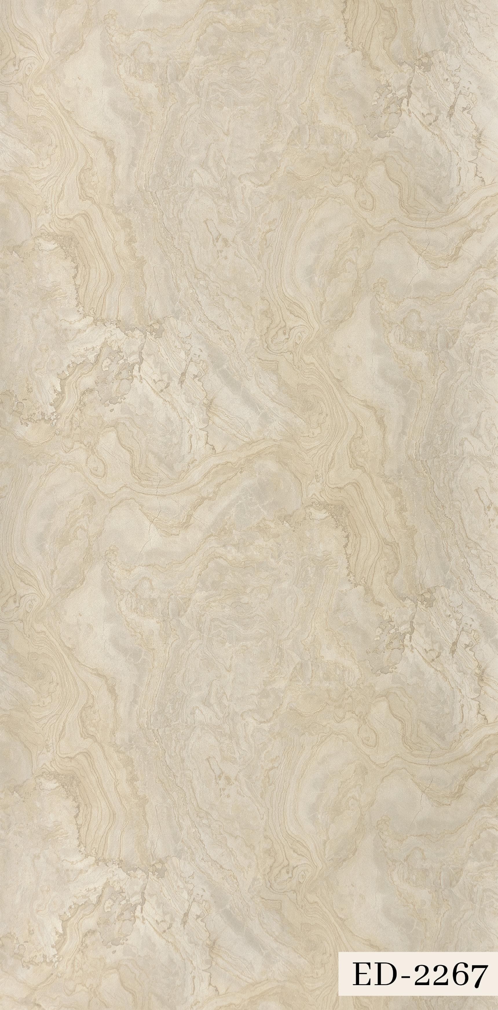 ED-2267 Cream Color Texture Finish 8x4 ft 1 mm Decorative Laminates