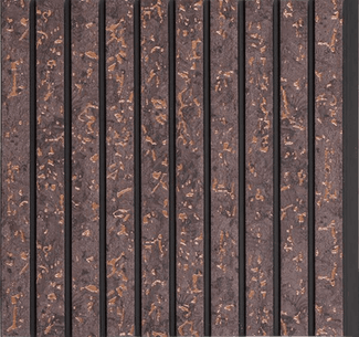 H Gruve OD-1208-H PVC Marble & Stone Louvers 8 Ft x 1 Ft