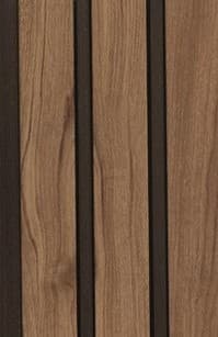 D Gruve OD-5009-D PVC Wooden Louvers 9.5 Ft x 4.75 Inch