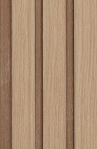 J Gruve OD-5009-J PVC Wooden Louvers 9.5 Ft x 4.75 Inch