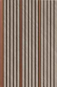 B Gruve OD-5016-B PVC Wooden Louvers 8 Ft x 4.75 Inch