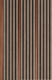 D Gruve OD-5016-D PVC Wooden Louvers 9.5 Ft x 4.75 Inch