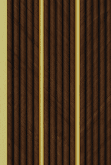 K Gruve OD-5016-K PVC Wooden Louvers 9.5 Ft x 4.75 Inch
