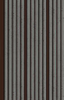 N Gruve OD-5016-N PVC Wooden Louvers 8 Ft x 4.75 Inch