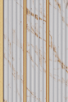P Gruve OD-5016-P PVC Marble & Stone Louvers 8 Ft x 4.75 Inch