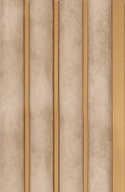 B Gruve OD-5017-B PVC Wooden Louvers 9.5 Ft x 4.75 Inch