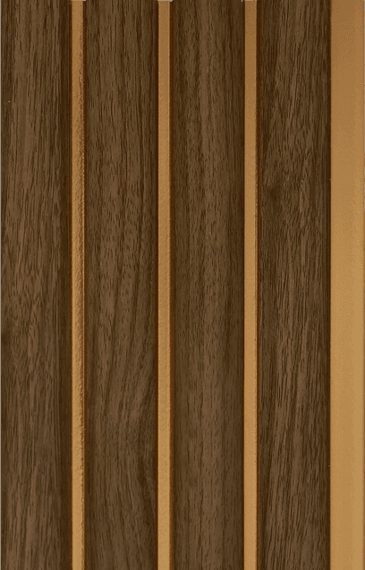 D Gruve OD-5017-D PVC Wooden Louvers 9.5 Ft x 4.75 Inch