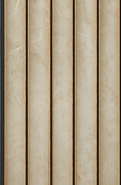 G ruve OD-5018-G PVC Marble & Stone Louvers 9.5 Ft x 4.75 Inch