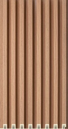 B Gruve WPC-02-B WPC Wooden Louvers 9.5 Ft x 6 Inch