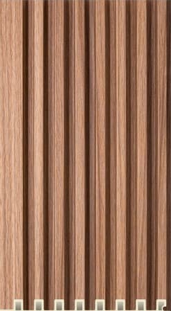 D Gruve WPC-02-D WPC Wooden Louvers 9.5 Ft x 6 Inch