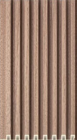F Gruve WPC-02-F WPC Wooden Louvers 9.5 Ft x 6 Inch