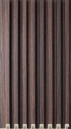 H Gruve WPC-02-H WPC Wooden Louvers 9.5 Ft x 6 Inch