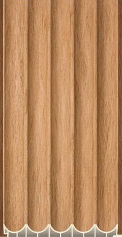 D Gruve WPC-03-D WPC Wooden Louvers 9.5 Ft x 6 Inch