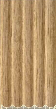 H Gruve WPC-03-H WPC Wooden Louvers 9.5 Ft x 6 Inch