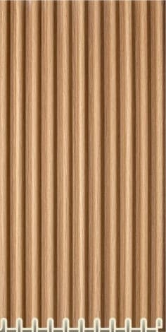 D Gruve WPC-04-D WPC Wooden Louvers 9.5 Ft x 6 Inch